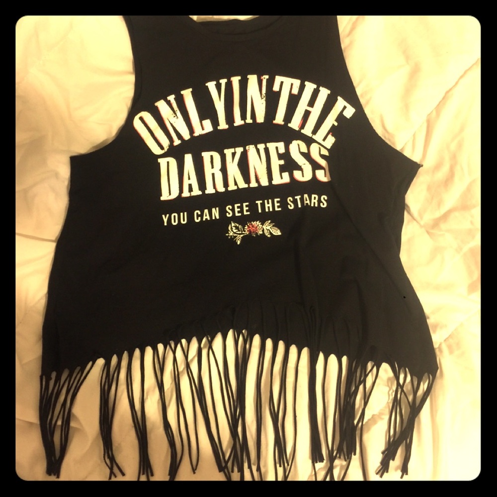 Fringe crop top
